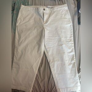 Faded Glory White Men's Chinos - Straight Leg